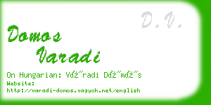 domos varadi business card